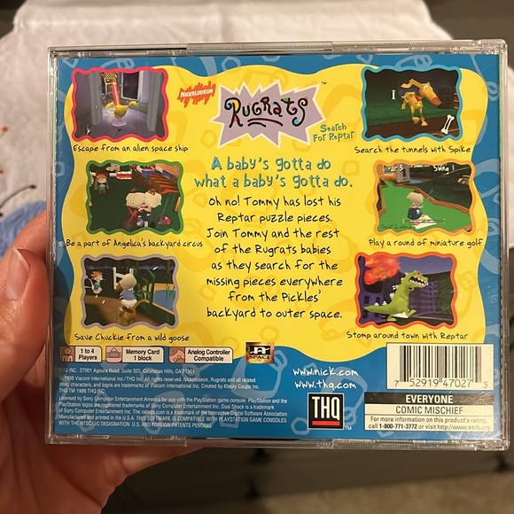 Playstation rugrats search for reptar game - Picture 4 of 5